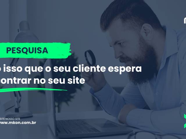 É só isso que seus clientes esperam encontrar no site da sua empresa